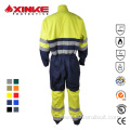 Safety Coverall Cotton Polyester Blue Wear Rough Workwear Supplier